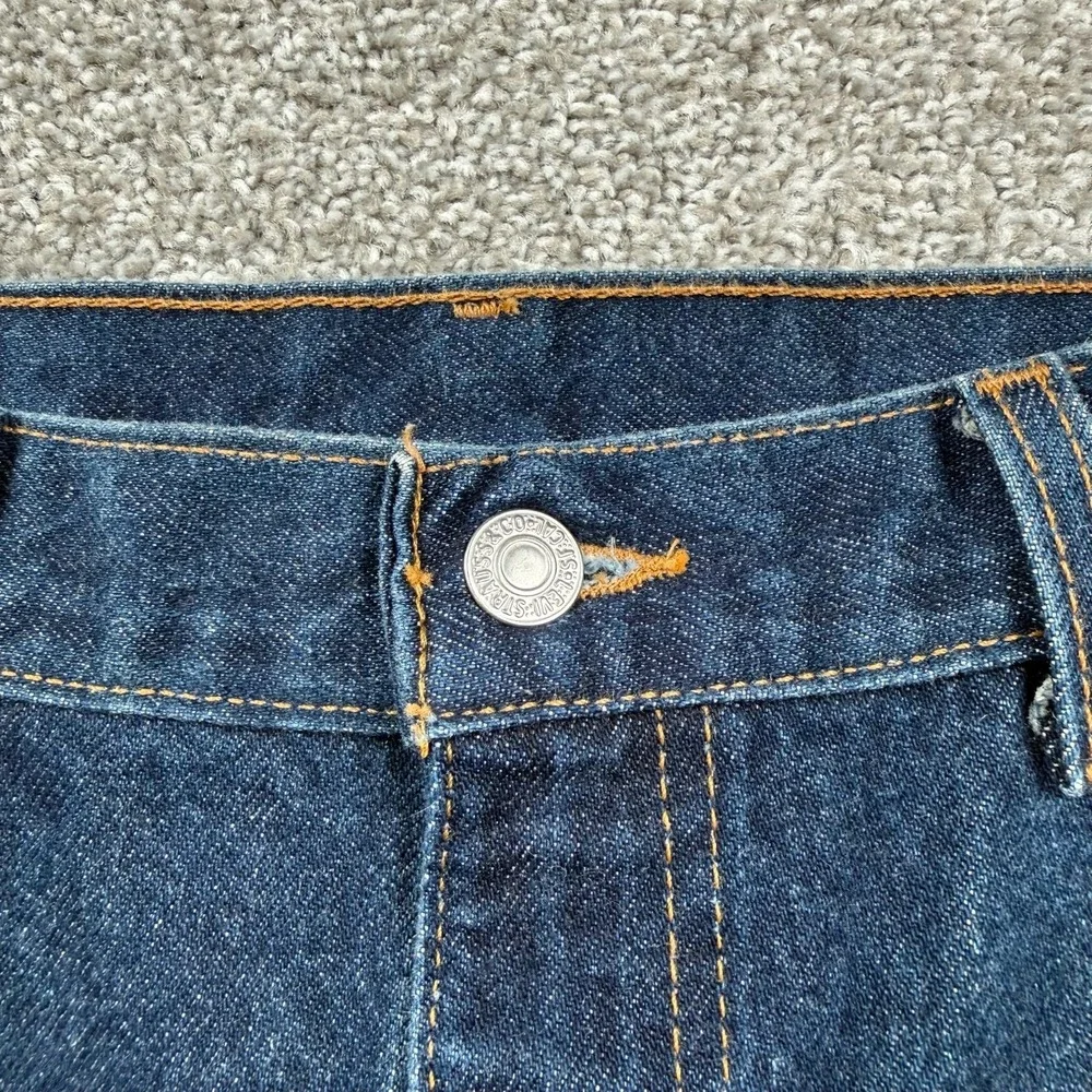 Vintage 2001 Levi's 505 Jeans 36x30 Made USA Y2K Dark Wash Denim